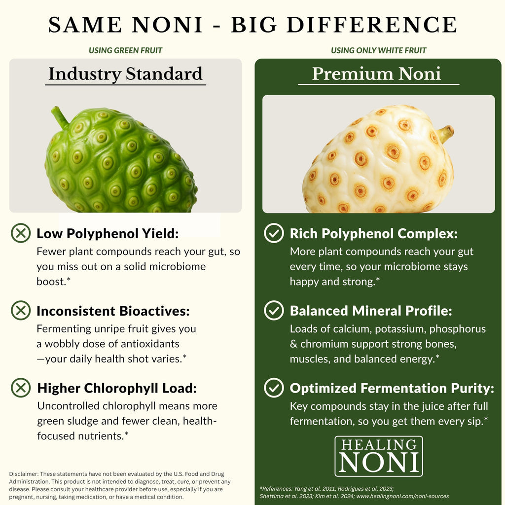 Healing Noni Hawaiian Pure Noni Juice - 4 x 32 fl oz - image 8