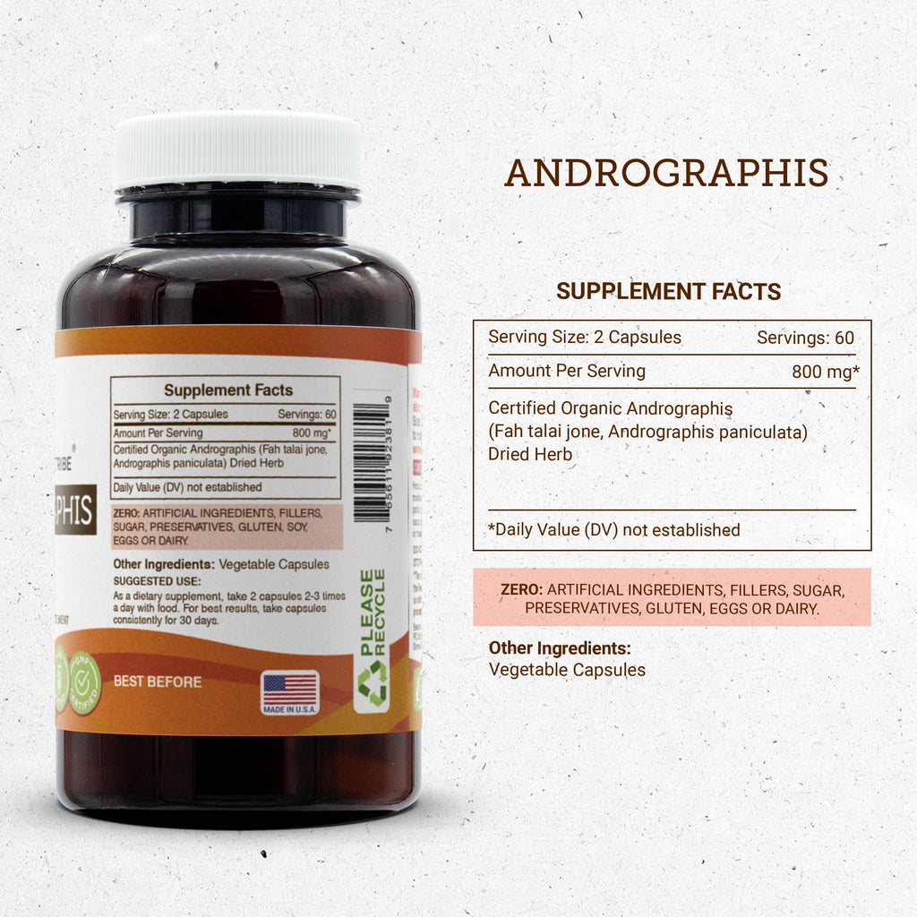 Secrets of the Tribe Andrographis 60/120 Capsules