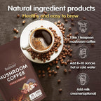 Balincer Mushroom Coffee, 6 Adaptogenic Mushrooms (Lion's Mane
