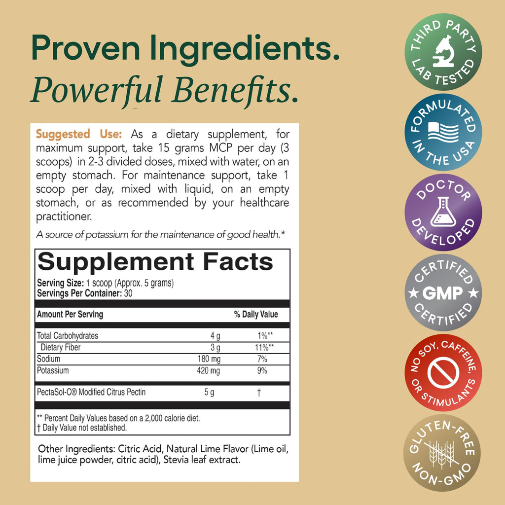 EcoNugenics PectaSol Modified Citrus Pectin Powder - 184g - image 5