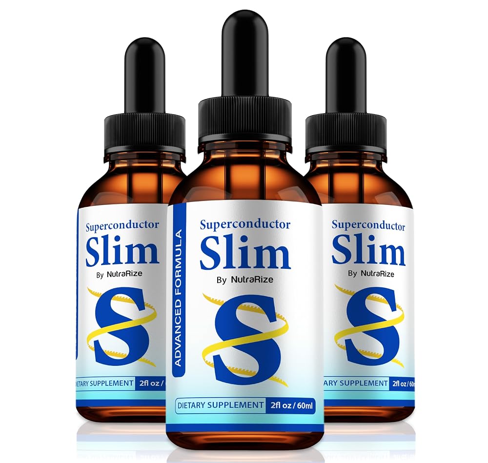 NutraRize Superconductor Slim Drops All-Natural Liquid - 3 Pack