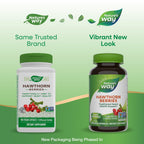 Nature's Way Hawthorn Berries Heart Health Support - 360 Capsules - image 3
