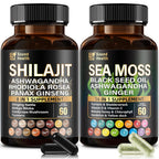 SoundHealth Irish Sea Moss & Shilajit Bundle - 120 Capsules