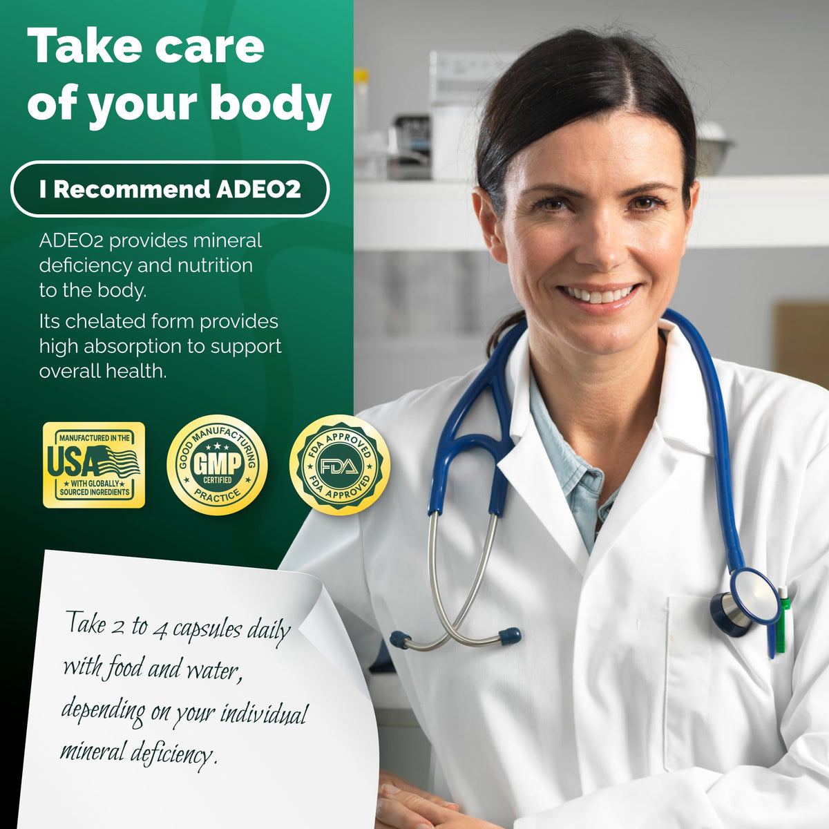 ADEO2 Trace Minerals Complex - 120 Capsules - image 6