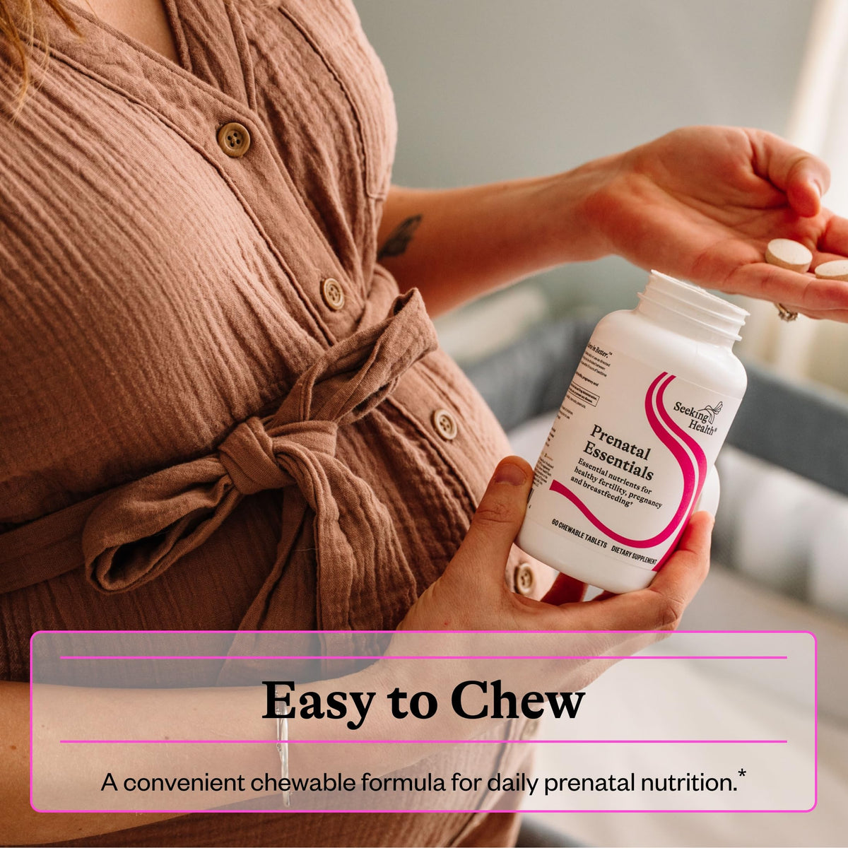 Seeking Health Prenatal Essentials Chewable - 60 Tablets - image 4