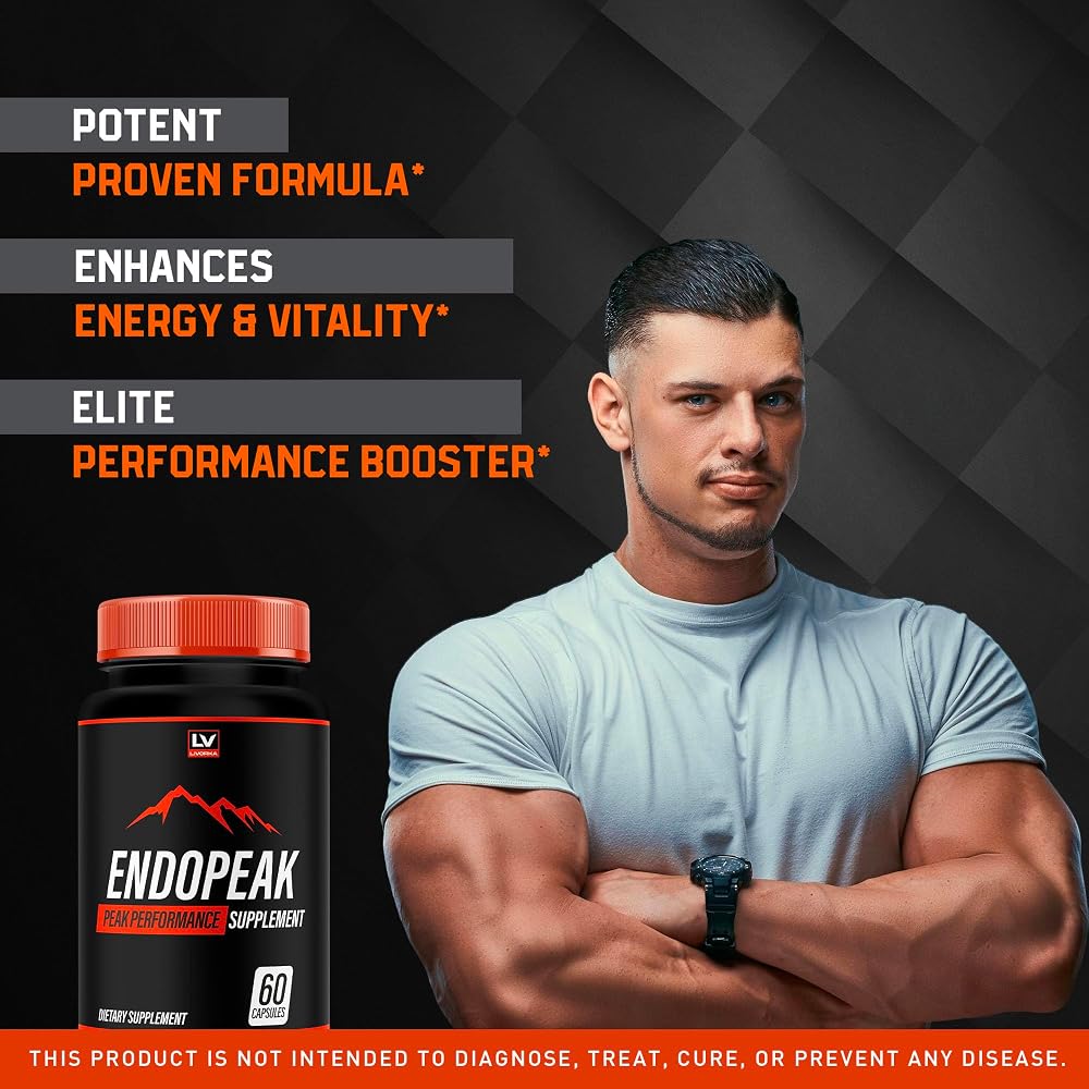 LIVORKA Endopeak Male Performance Supplement - 180 Capsules - image 3