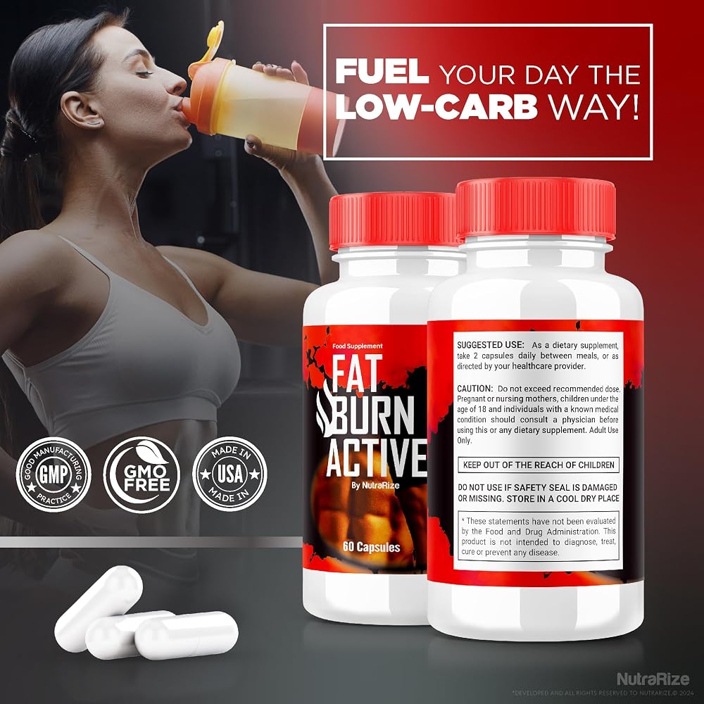 NutraRize Fat Burn Active Keto Formula - 120 Capsules - image 8