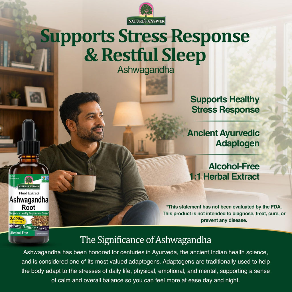 Nature's Answer Ashwagandha Root Extract - 2 Fl Oz - image 5