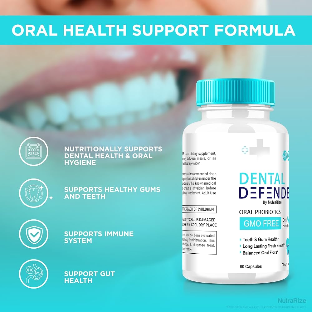 NutraRize Dental Defender Capsules Oral Support - 120 Capsules - image 7