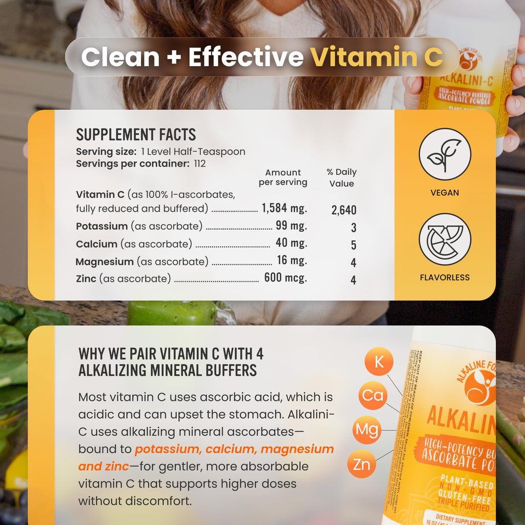 Alkaline for Life Alkalini-C Buffered Vitamin C Powder