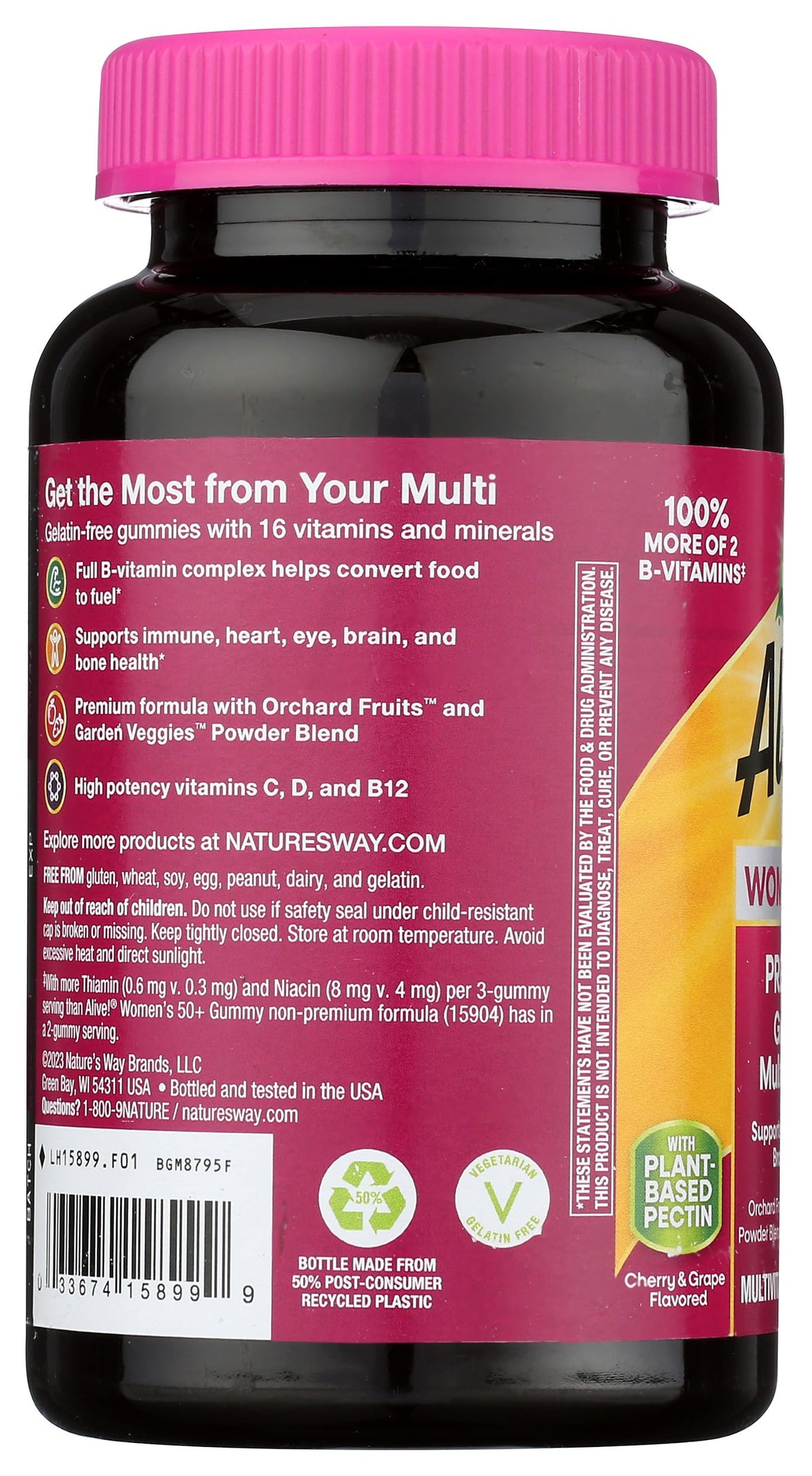 Nature's Way Alive Women 50 Plus Multivitamin Gummy - 75 Count - image 5