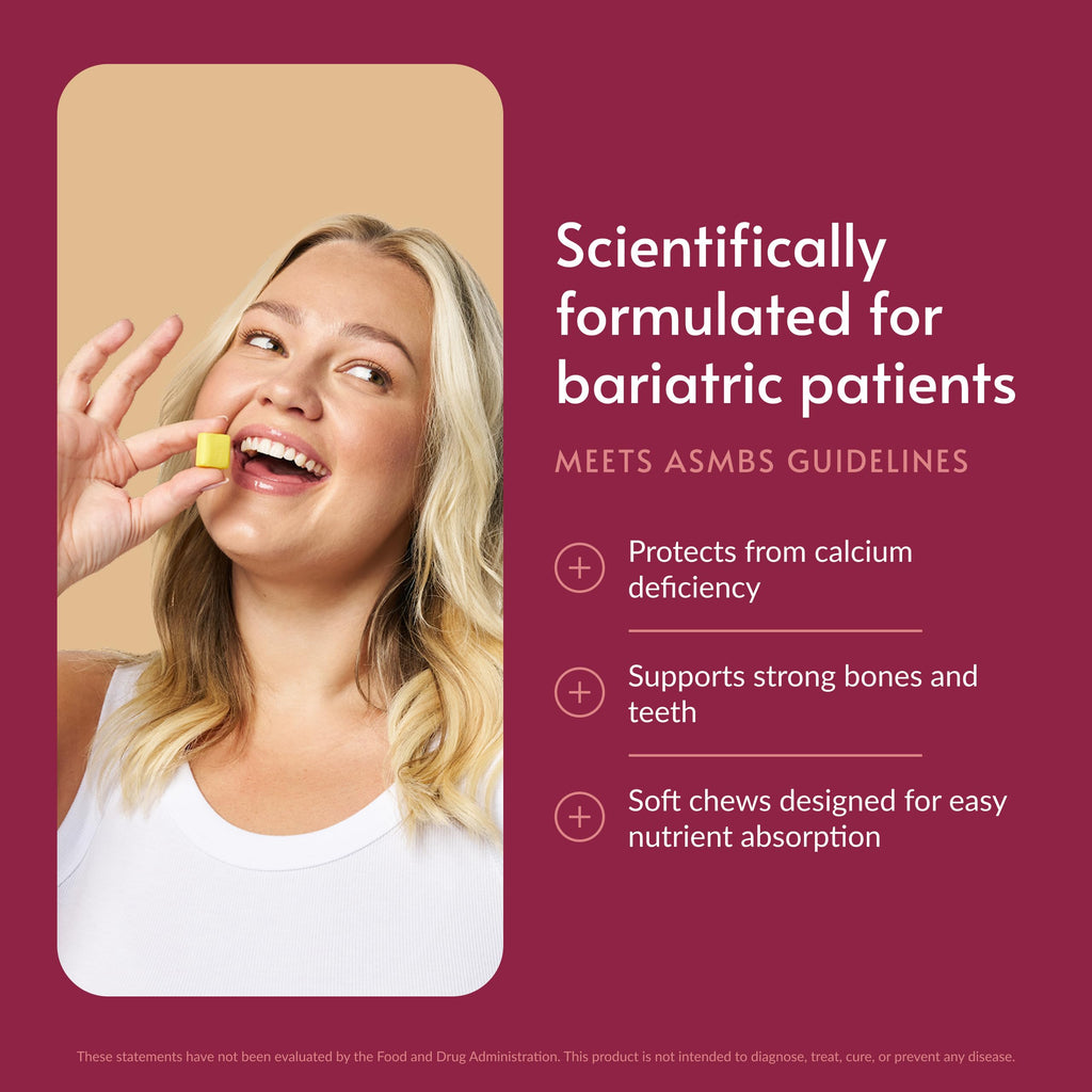 Bariatric Advantage Calcium Citrate Chewy Bites 500 mg - Highly