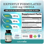 NatureWise Vitamin B Complex & Omega 3 Fish Oil Bundle - 540 Softgels - image 7