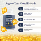 PhysioTru Physio Omega Fish Oil EPA DHA DPA - 60 Softgels - image 4