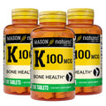 MASON NATURAL Vitamin K 100 mcg Bone & Joint Support - 300 Tablets