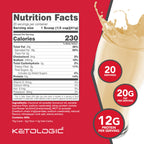 KetoLogic Keto Meal Replacement Shake Powder For Optimal Results +