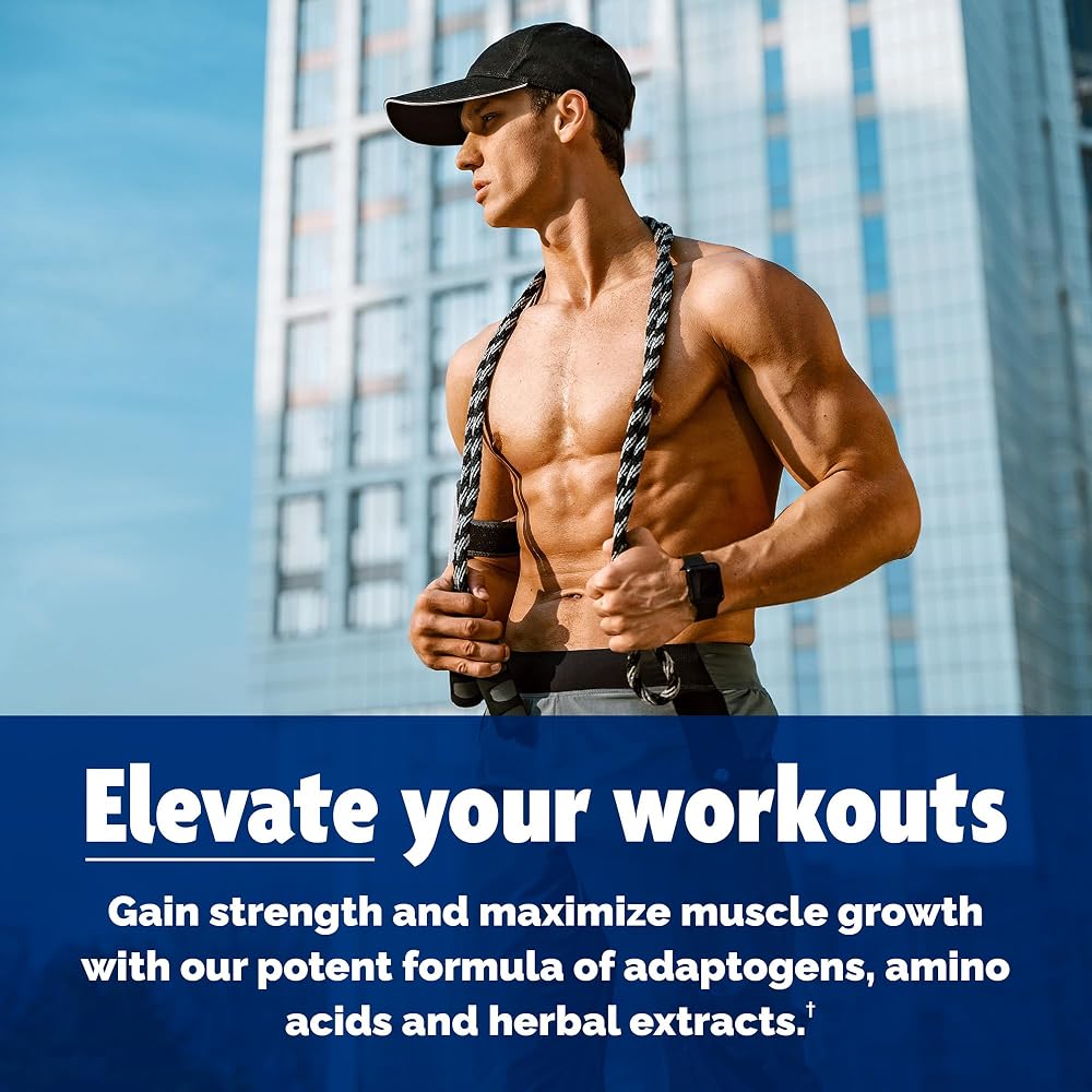 PLOOF Nutra Testosterone Booster for Men - 120 Capsules - image 4