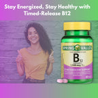 FUSION SHOP STORE Vitamin B12 1000 mcg Timed Release - 60 Tablets - image 2