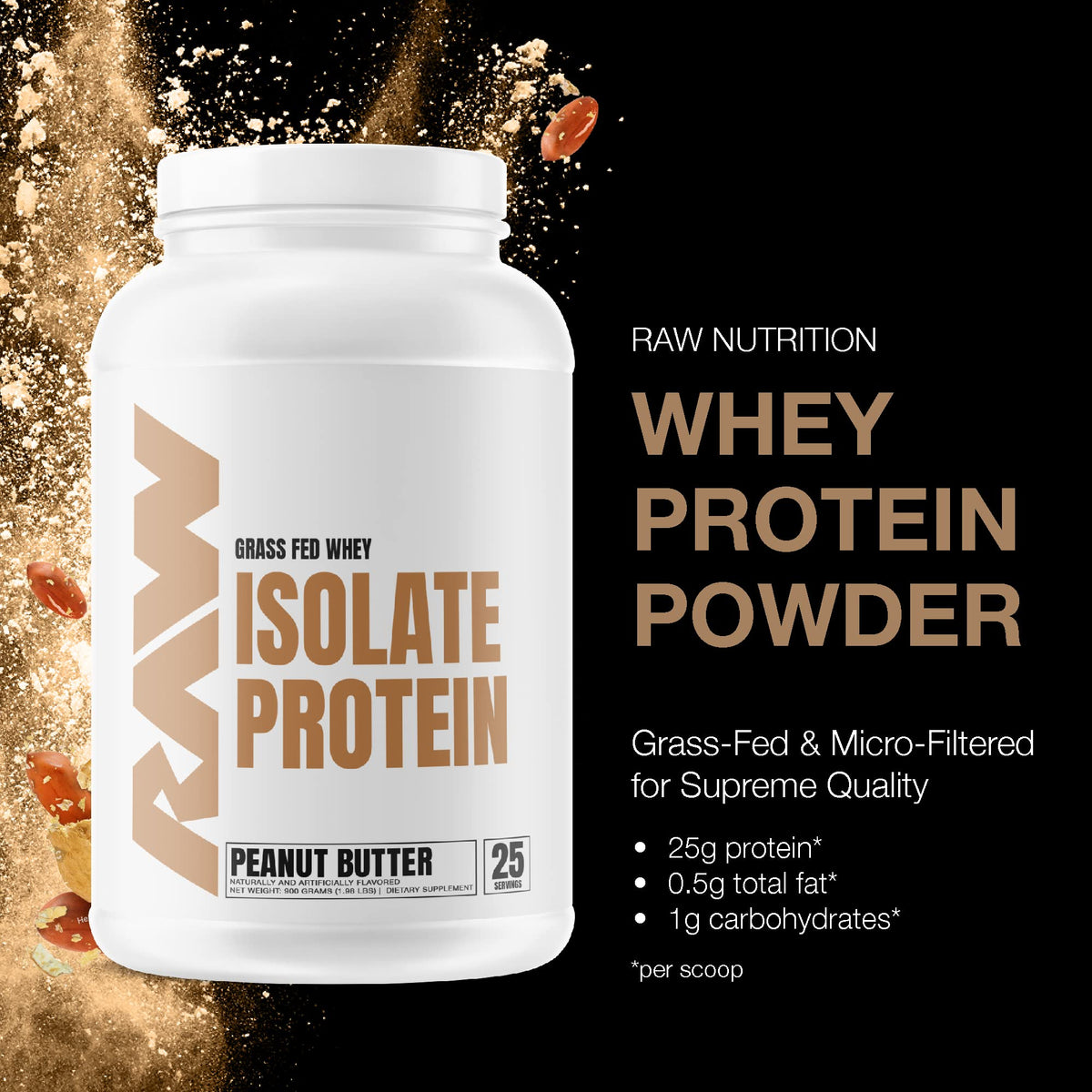 RAW Whey Protein Isolate Powder