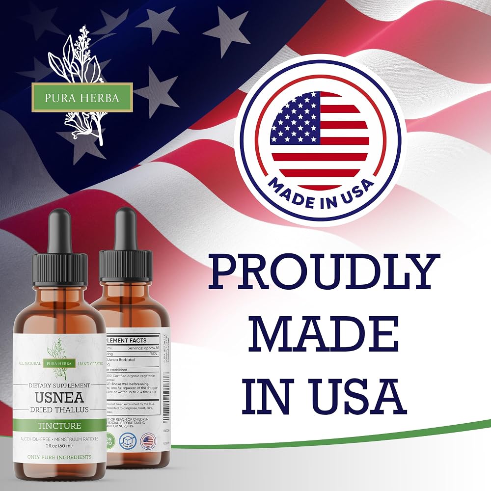 Pura Herba Organic Usnea Liquid Drops Immune Support - 2 Fl Oz - image 4