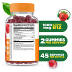 Lifeable Vitamin B12 1000 mcg Vegan Gummies for Kids - 90 Count - image 2