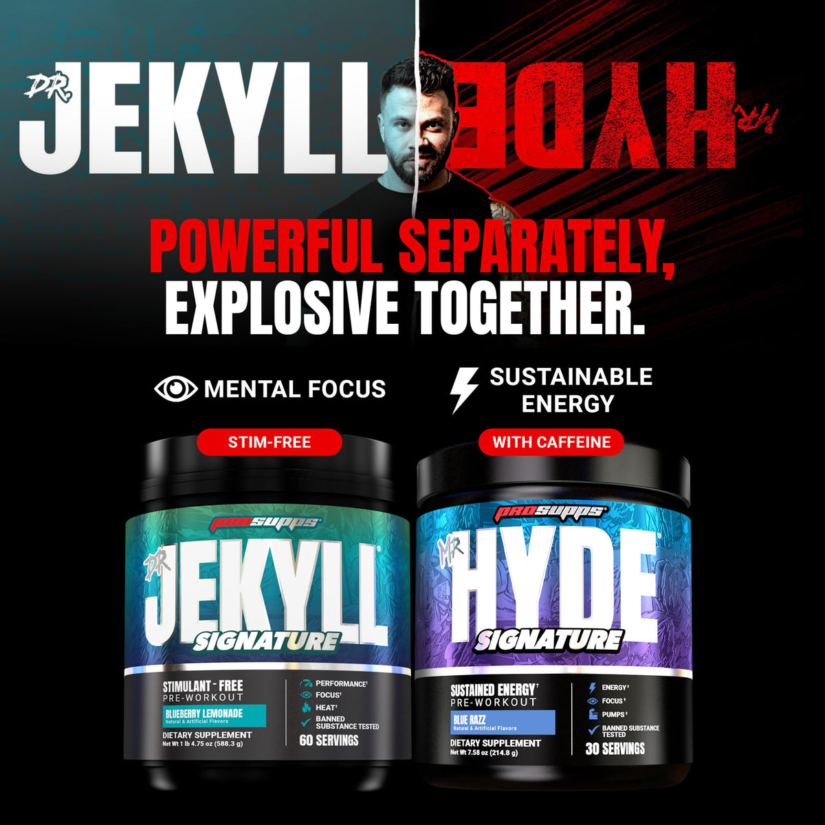 ProSupps Mr. Hyde Signature Pre Workout Powder with Creatine