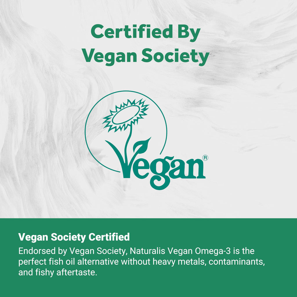 Naturalis Vegan Omega 3 Full Spectrum DHA, EPA & DPA from Algae Oil
