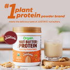 Orgain X Justin's Peanut Butter Protein Powder - 1.17 lb - image 3