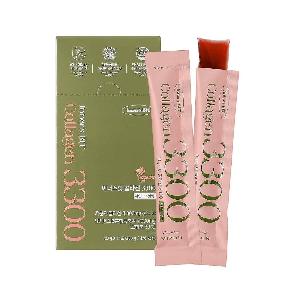 MIZON INNERSBIT Collagen Jelly 3300 Vegan Korean Collagen Jelly Snack