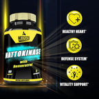 Mecisco Nattokinase Supplement with Trans-Resveratrol - 60 Capsules - image 3