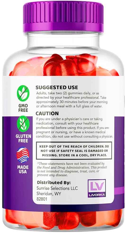 LIVORKA Klean Keto ACV Gummies Weight Loss Support - 180 Gummies - image 5