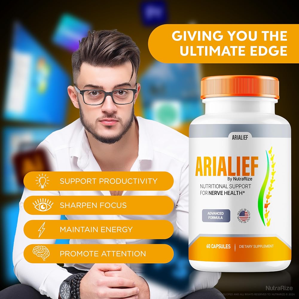 NutraRize Arialief Nerve Health Support Capsules - 300 Count - image 4