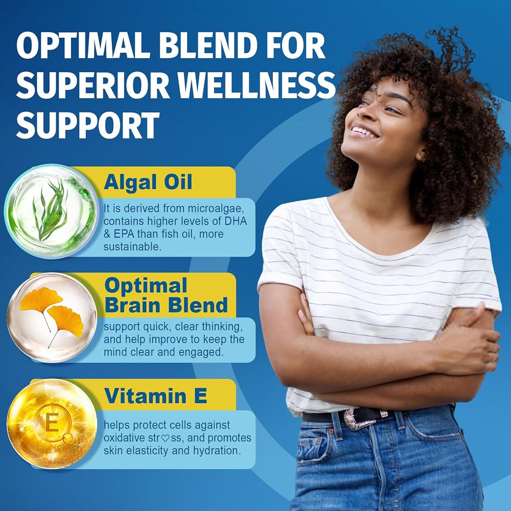 LILICARE Plant-Based Algae Omega 3 1200mg