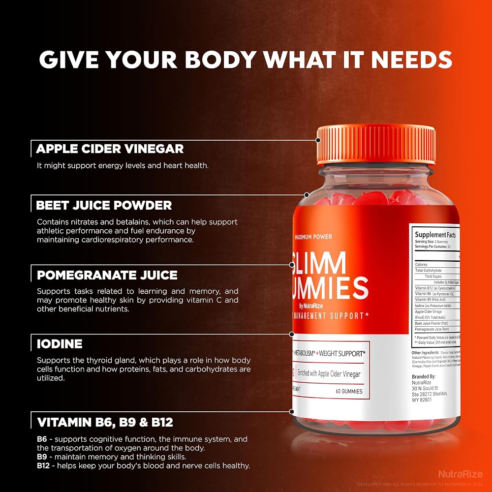 NutraRize Slimm Keto ACV Gummies for Weight Loss - 120 Gummies - image 5