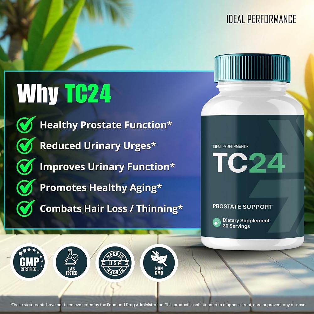 IDEAL PERFORMANCE TC24 Prostate Health Supplement - 300 Capsules - image 5
