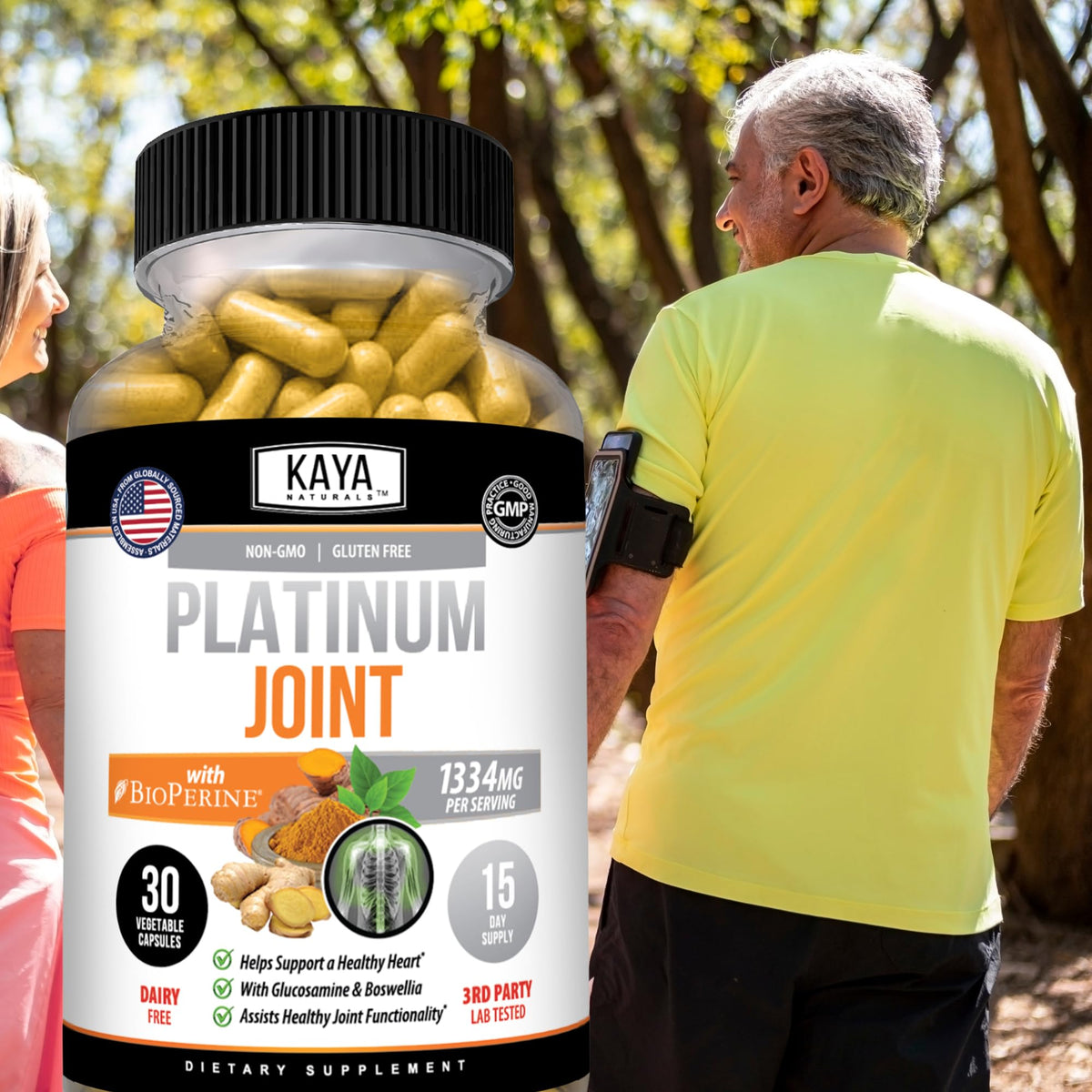 Kaya Naturals Platinum Mobility Support Glucosamine - 30 Capsules - image 7