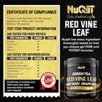 NUQIIT Red Vine Leaf Extract with Beet Root & Green Tea - 120 Capsules - image 7