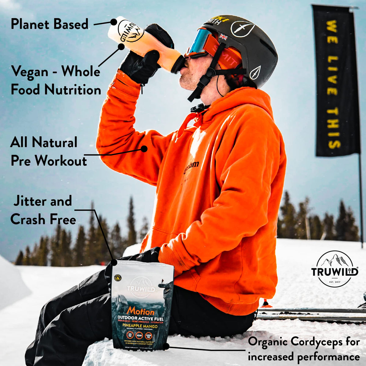 TruWild Motion All Natural Pre-Workout Powder - 20 Servings - image 2