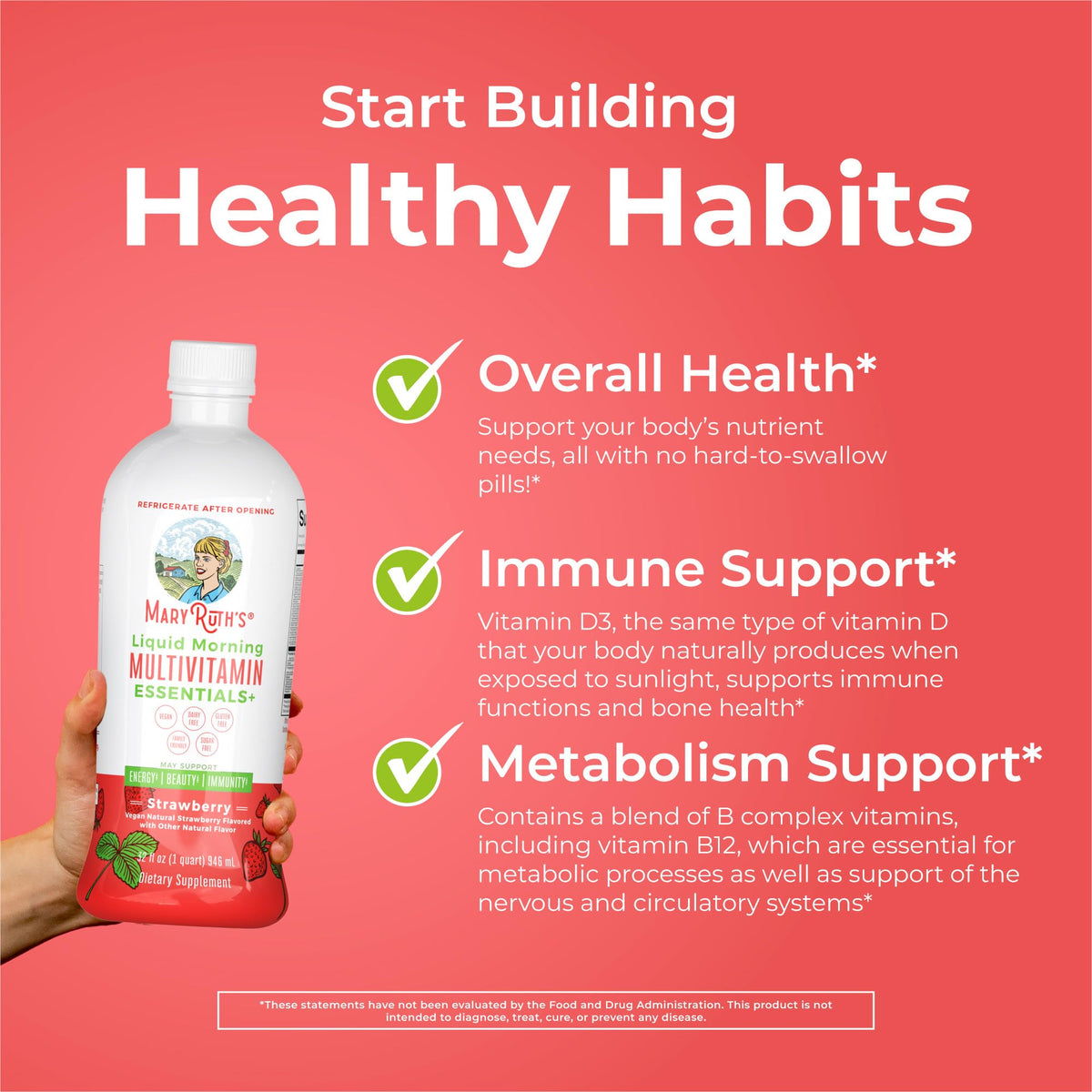 MaryRuth's Liquid Morning Multivitamin Essentials+ - 32oz - image 5