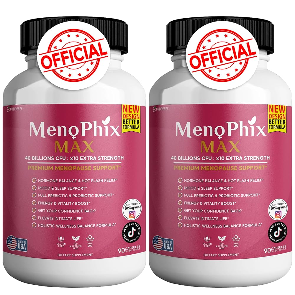 GREENVIFY MenoPhix Max Premium Menopause Support Supplement