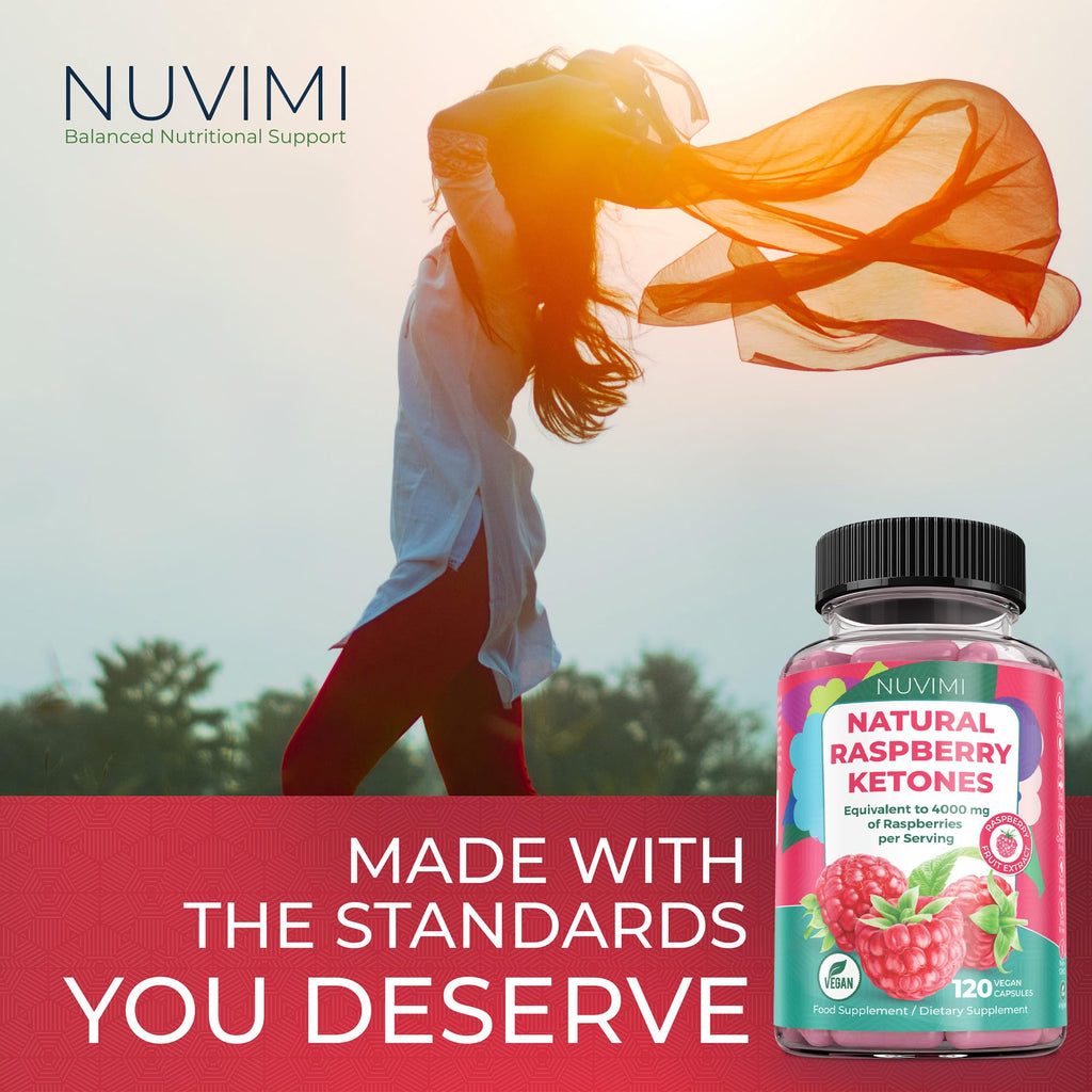 NUVIMI Raspberry Ketones 4000 mg - 120 Vegan Capsules - image 4