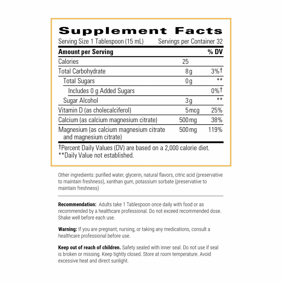 Integrative Therapeutics Liquid Calcium Magnesium Bone Support - 16 fl oz - image 2
