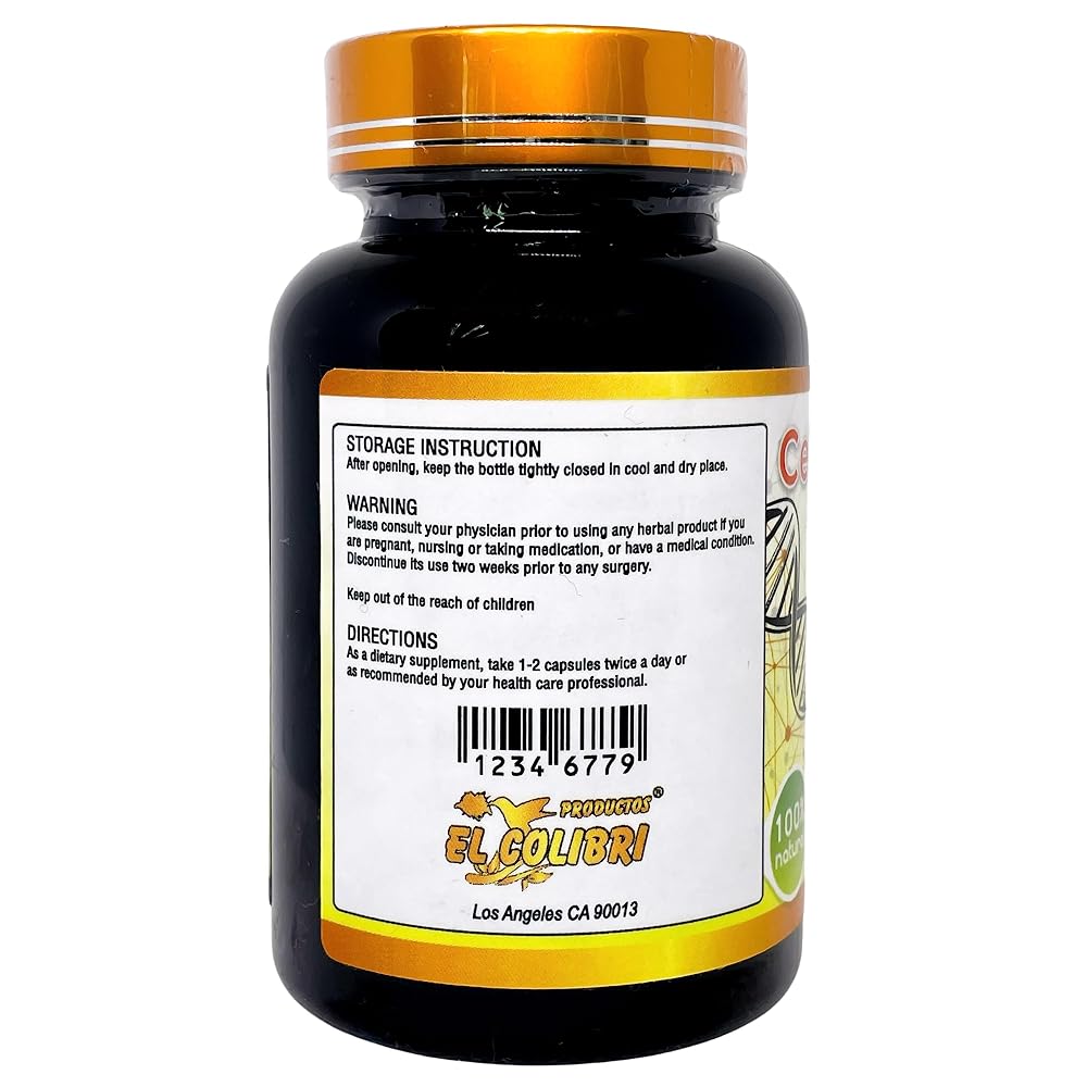 Productos El Colibri Cellulas Madre Stem Strong - 60 Capsules - image 3