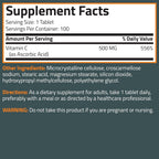 Bronson Vitamin C 500 MG Supports a Healthy Immune System