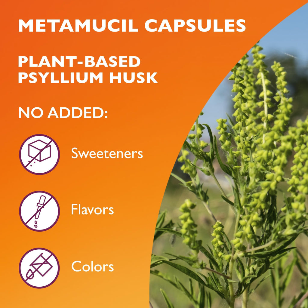 Metamucil Multi-Health Fiber Capsules - 100 Capsules - image 5