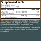 Bronson Calcium 1200 MG Per Serving Plus Vitamin D3 1000 IU High