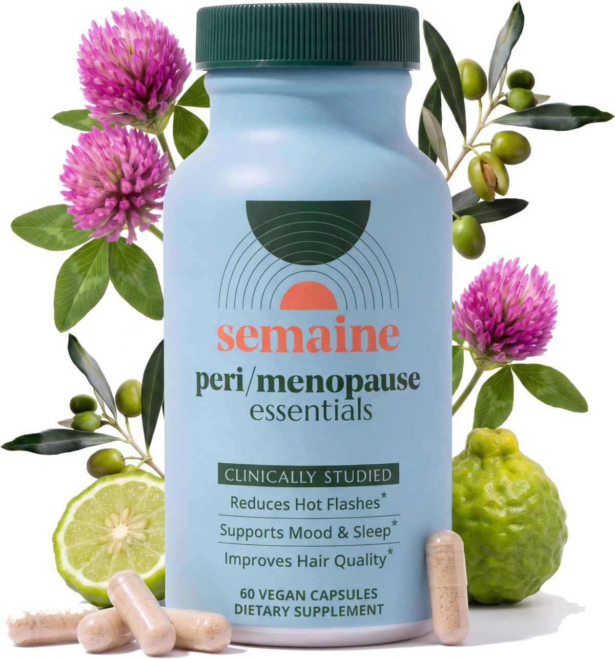 Semaine Peri/Meno Essentials Menopause Supplement - 60 Vegan Capsules