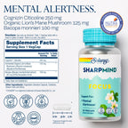 SOLARAY SharpMind Focus Mental Alertness Nootropic - 30 Vegetarian Capsules - image 2