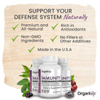 Organixx Immunity 3 Vitamin C, Zinc & Elderberry - 60 Capsules - image 5