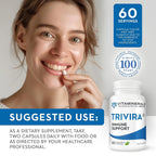 Vitaminerals TRIVIRA Immune Support Vitamin C D3 Zinc - 60 Vegetable Capsules - image 6